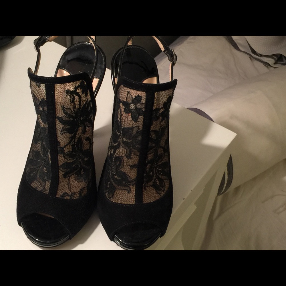 Fabulous Jimmy Choo black suede 36/6
